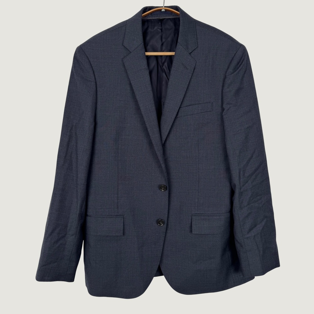 J.Crew Ludlow Blazer 40S Charcoal Gray Tollegno 1900 Italian Wool Suit Jacket